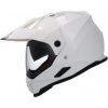 casco shiro mx-313 dual sport blanco